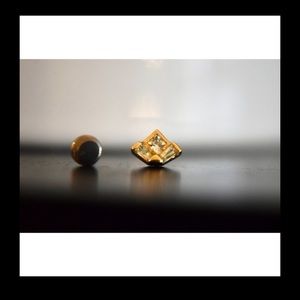 Buddha Jewelry Organic CZ Threadless Earring